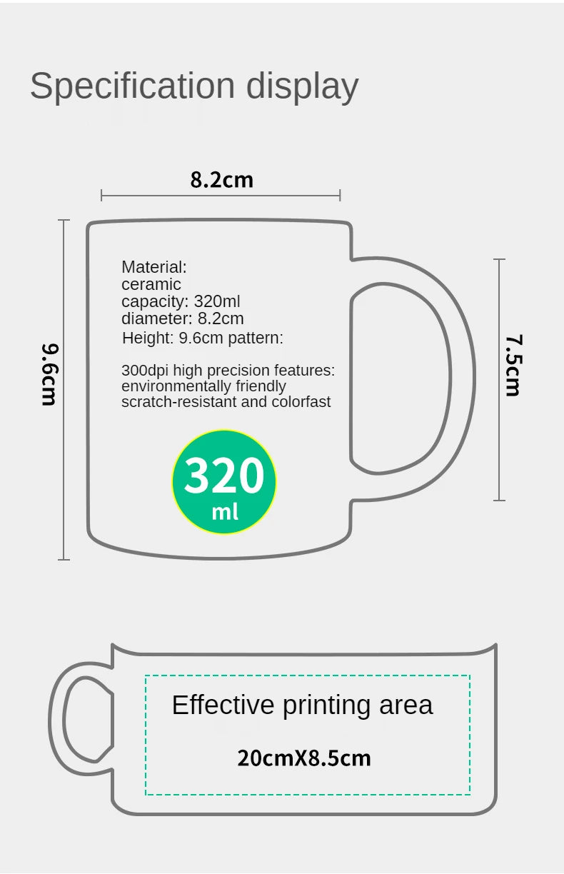 Rainbow Heartbeat Mug – LGBT Pride Coffee Cup with Colorful Heart & EKG Design, Microwave Safe, Perfect Gift for Gay, Lesbian