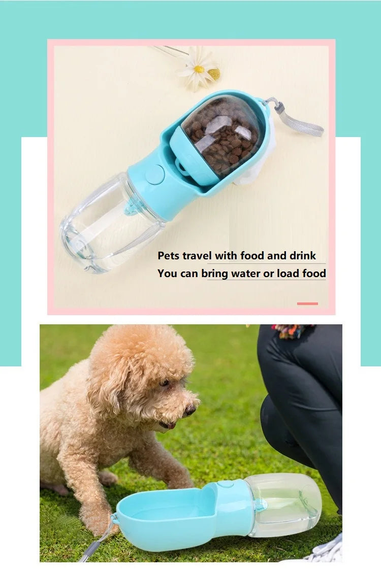 320/500ML Portable Dog Cat Water Bottle for Dog Gourd Walk Drinking Bottle Dog Pet Supplies Food Bowl GS07