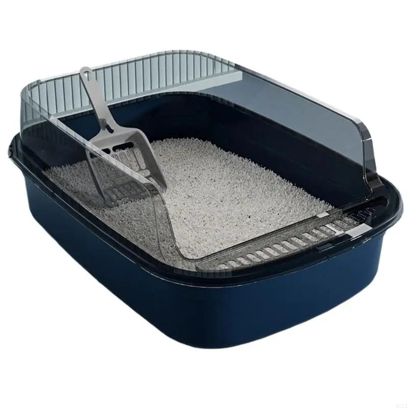 MXLA Oversized Cats Sand Box High Edges Litter Tray For Large Cats Home Essential