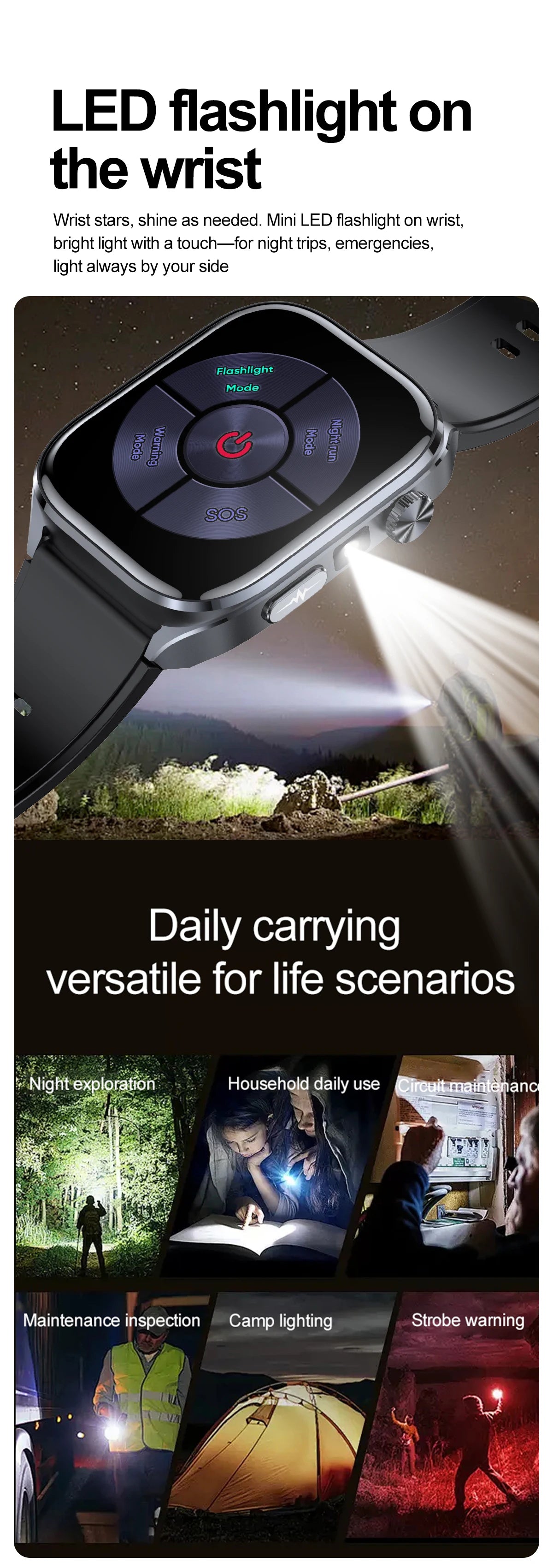 2025Nursing Level Uric Acid Blood lipids Smart Watch Men Blood Pressure ECG+PPG Clock Body Analysis Voice Call Health Smartwatch