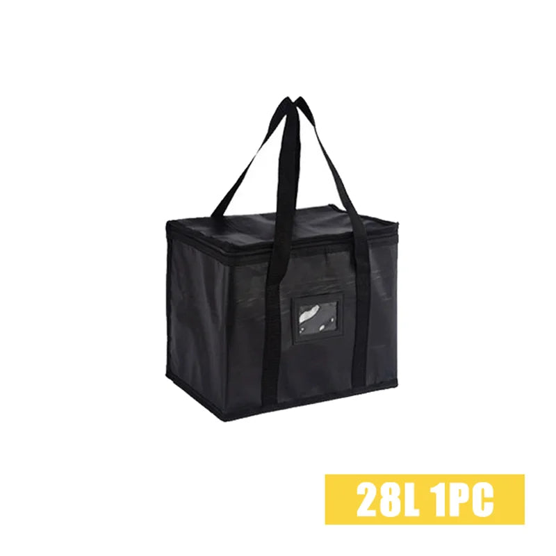 70L Insulated Thermal Cooler Bag Insulation To Keep Cold Large Capacity Portable Lunch Bag Zip Picnic Camping Tin Foil Food Bag