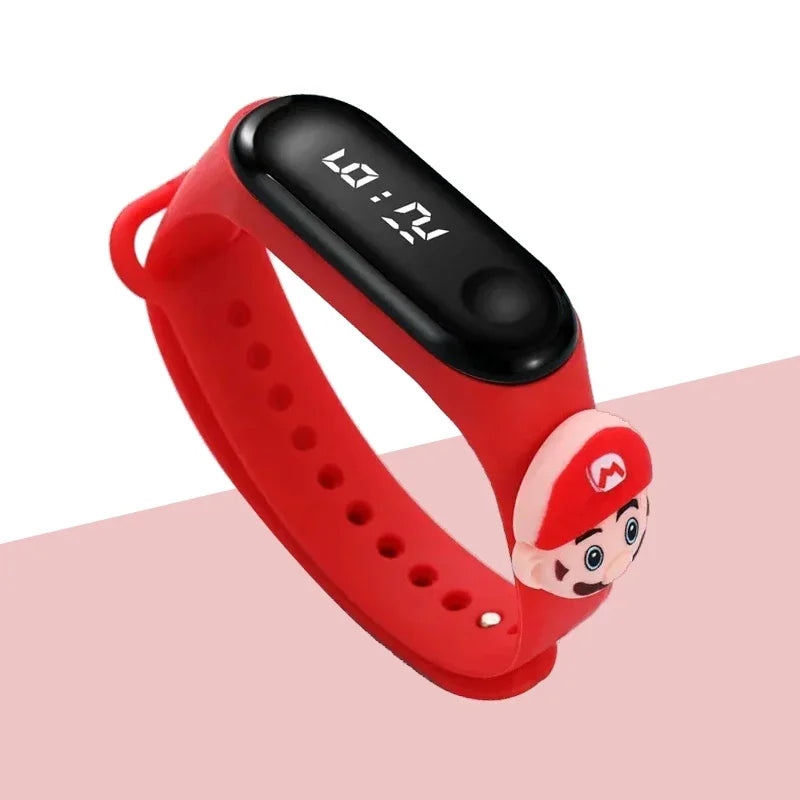 Waterproof Children's Smart Watch Cartoon LED Digital – Fun Electronics Wristwatch Birthday Gift for Kids Age 2-15 - I YAN