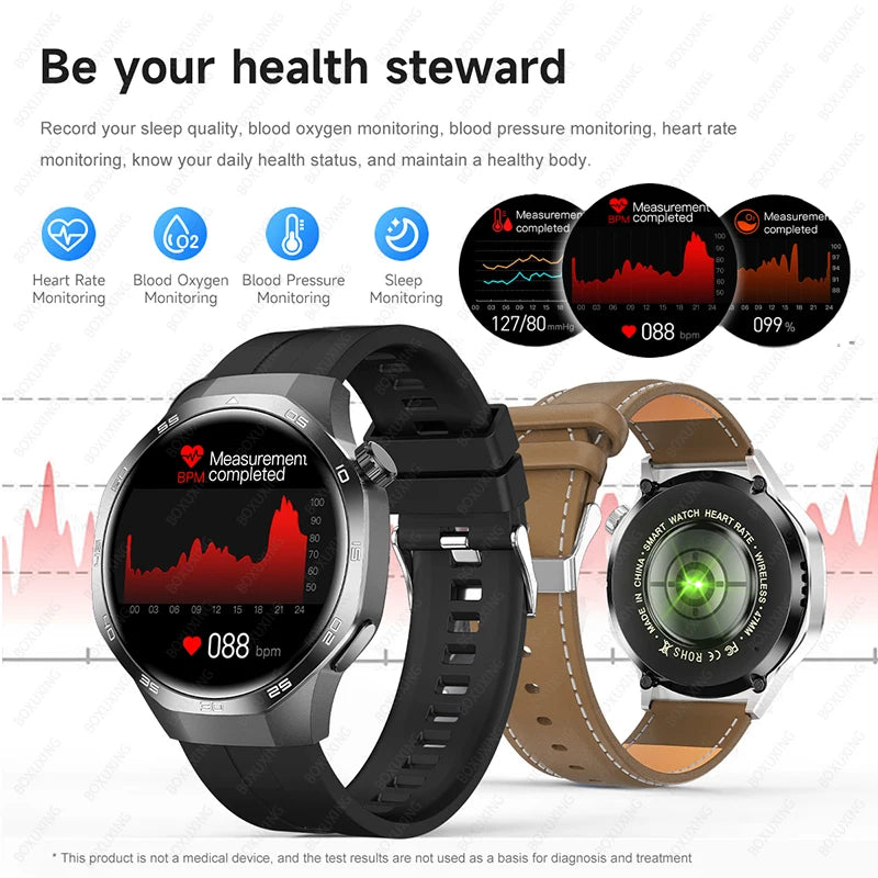 New GT5 Pro Smart Watch Men AMOLED HD Screen GPS NFC Heart Rate Bluetooth Call Watch 5 MAX IP68 Waterproof SmartWatch Man