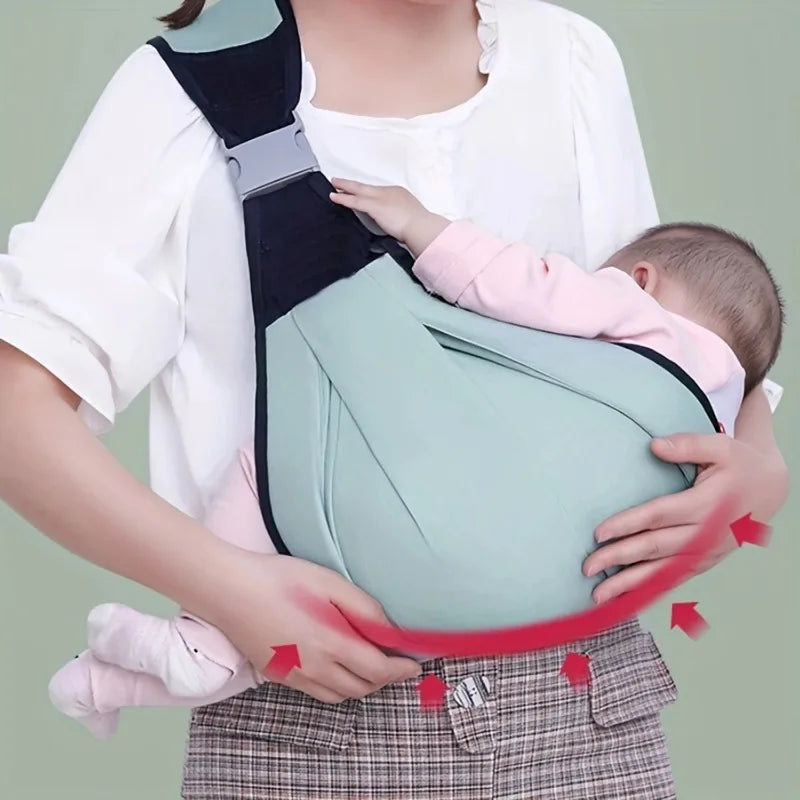 Baby Ring Sling Carrier Ergonomic Multifunctional Wrap – Easy Carrying Artifact for Newborns & Toddlers - I YAN