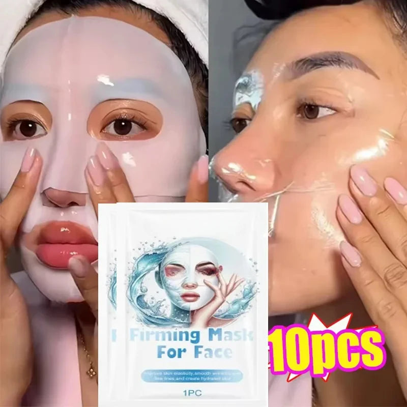 Collagen Face Mask anti Wrinkle Fade face Fine Line Lift Firm Skin Anti-Aging Brighten skin Care Korean Cosmetics