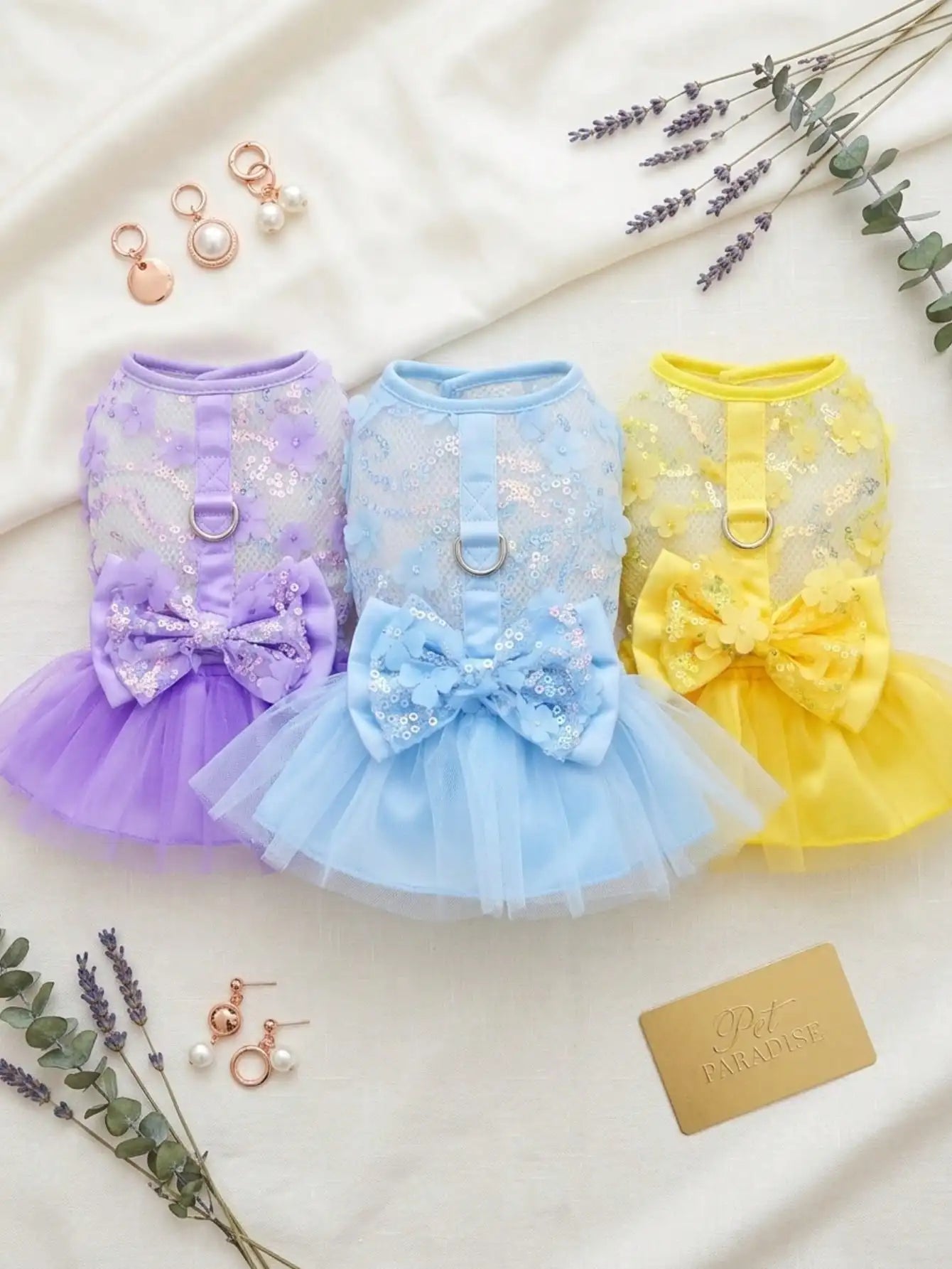 Striped Print Princess Pet Dress Breathable Sunscreen Outfit Spring Summer Collection Universal Skirt For Puppies Cats Small Pets Soft Cool Daily Holiday Cute Pet Costume Gift