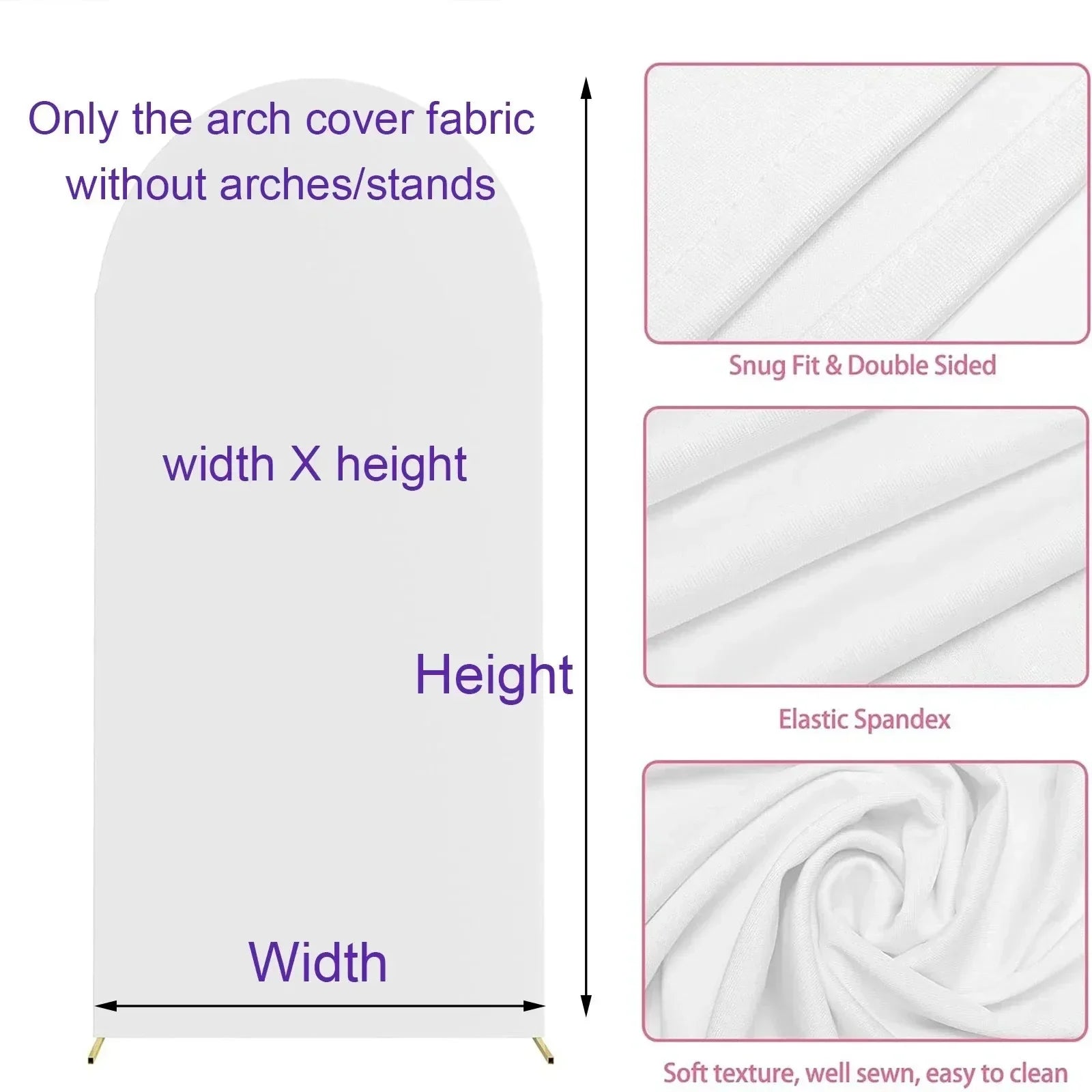 VIKAMA Butterfly Flower Arch Backdrop Cover Birthday Party Wedding Event Baby Christening Arch Backdrop Photography Props