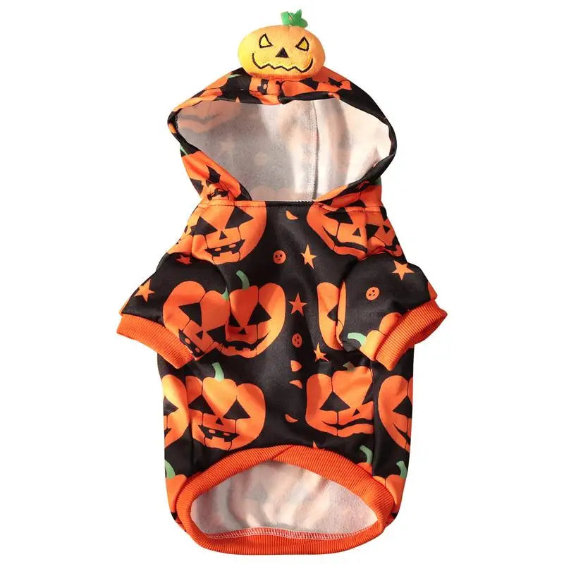 Pumpkin Halloween Costume for Dogs & Cats – Cute Festive Pet Outfit