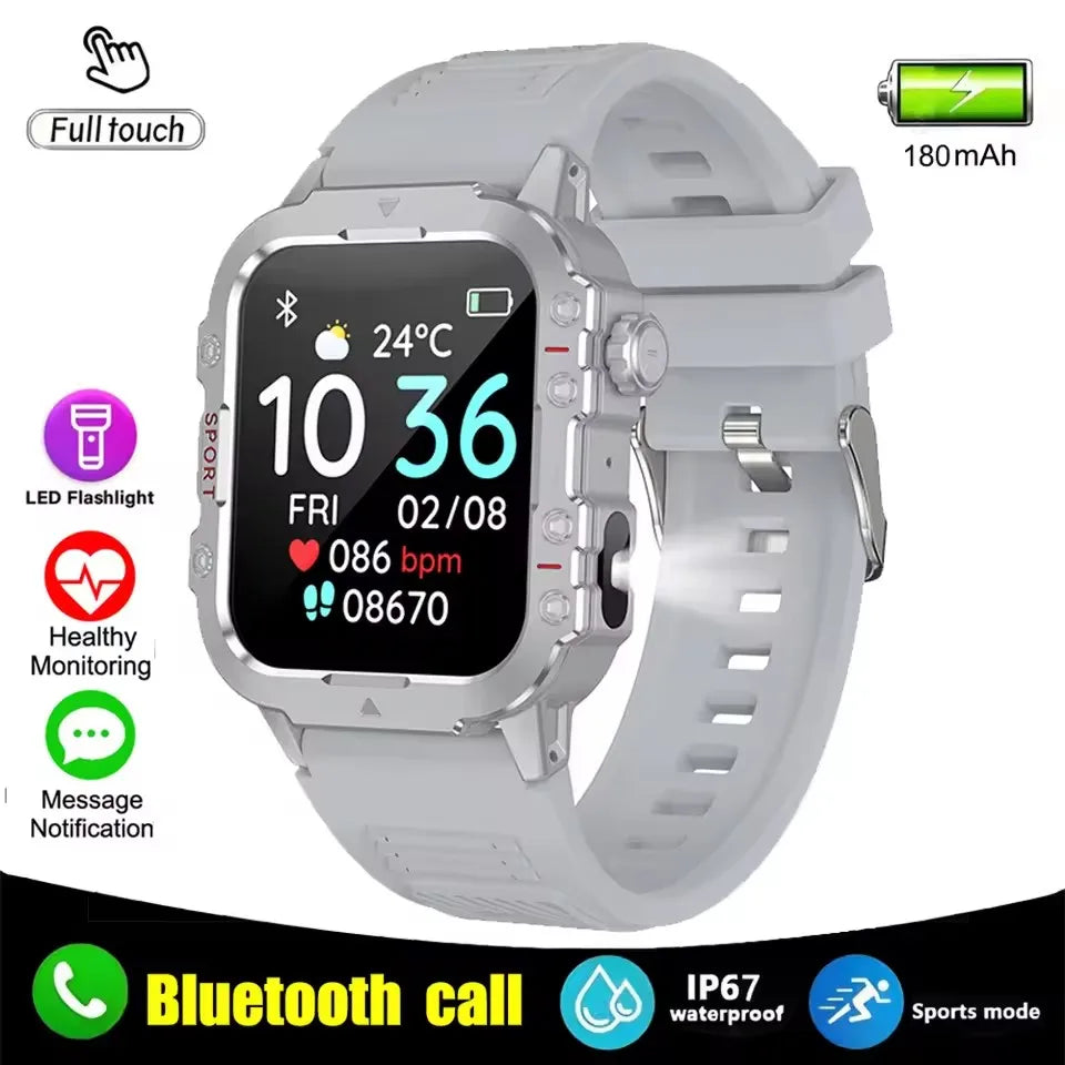 Smart Watch Android Phone 1.44'' Inch Color Screen Bluetooth Call Blood Oxygen/Pressure Monitoring Smart Watch Women Men