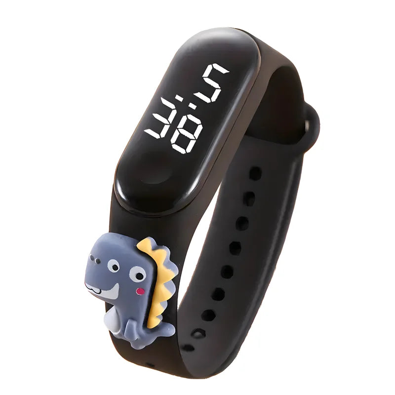 Waterproof Children's Smart Watch Cartoon LED Digital – Fun Electronics Wristwatch Birthday Gift for Kids Age 2-15 - I YAN