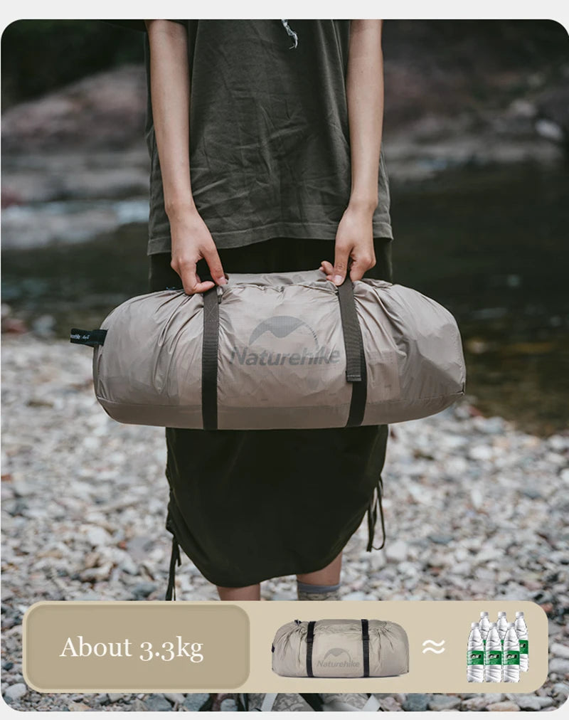 Camping Tent Ultralight Silicon coated Outdoor 4 Season Waterproof 30D polyester Hiking Tent 2 Person Rainproof Tent