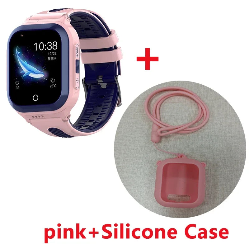 Wonlex KT24S 4G Kids Smart Watch GPS WiFi LBS Tracker – Video Camera Voice Chat GEO Fence for Children - I YAN
