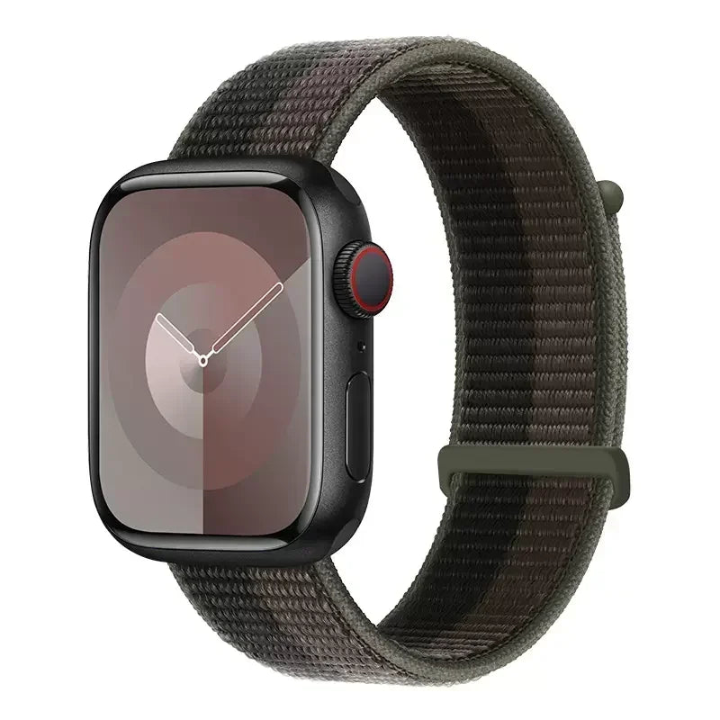 Nylon Strap for Apple Watch 10 42mm 46mm Ultra 2 49mm Breathable Replacement Wristband for IWatch 9 8 7 6 5 4 3SE 45mm 41mm 44mm
