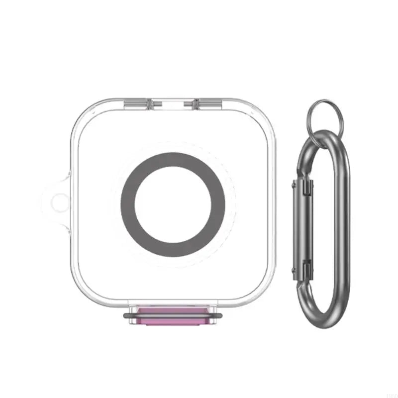 I YAN CoverJoy protective case for Oura Ring Gen 4 charger, dustproof, scratch-resistant, easy to clean, in sleek black color.