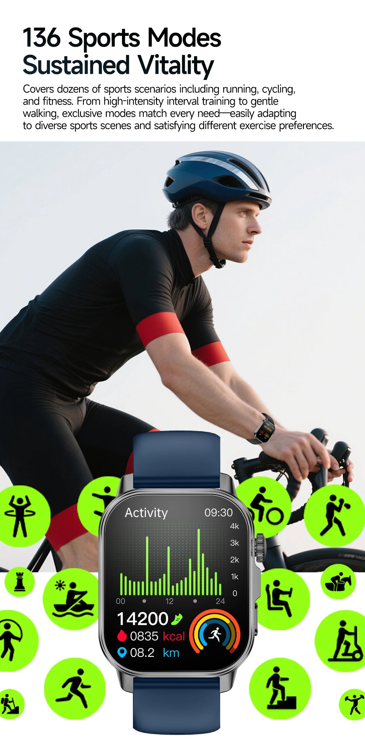 2026 New ECG+PPG Healthy Diagnose Smart Watch Men Body analysis Blood Pressure Lipid Uric Acid Women's Health Tracker Smartwatch