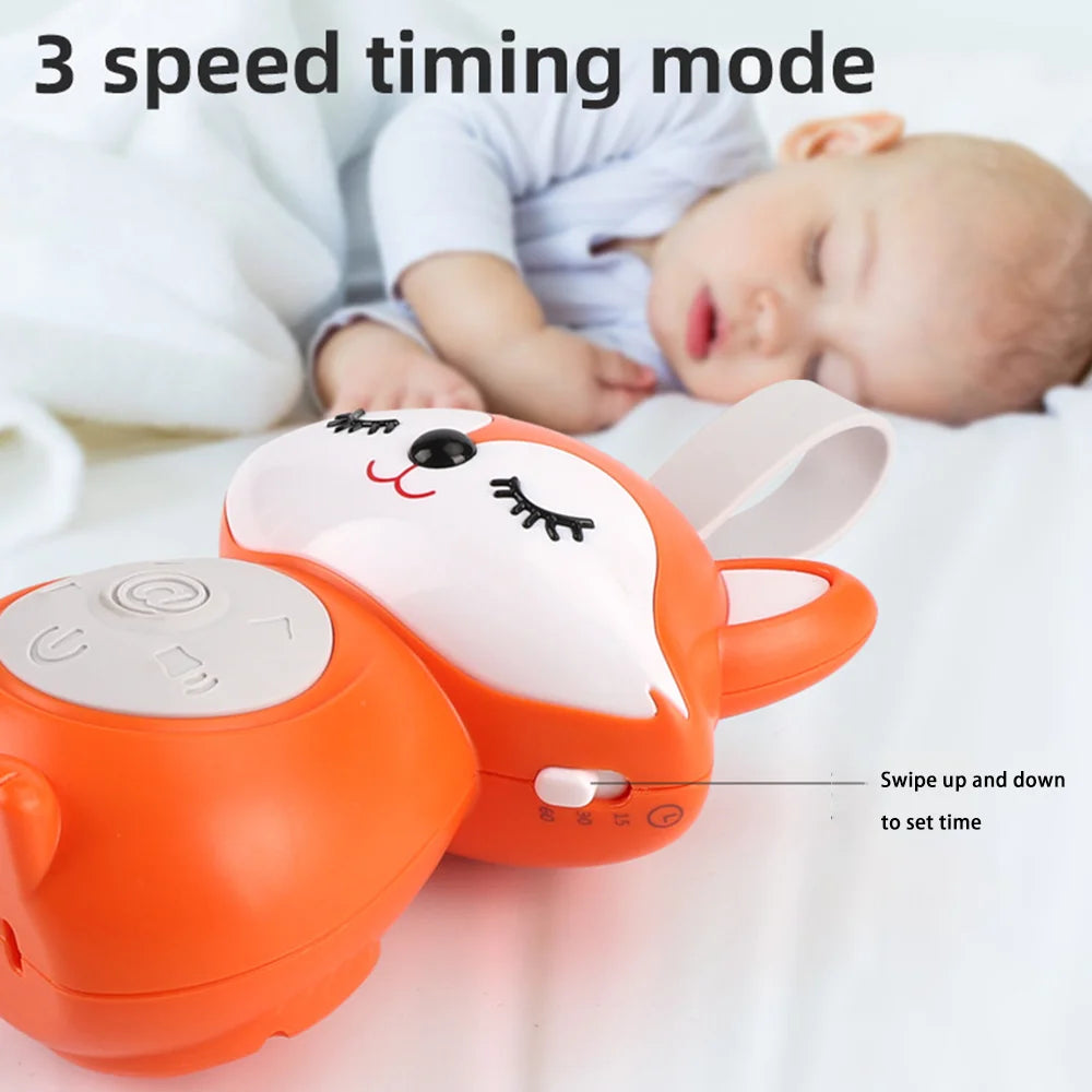 Portable White Noise Machine Baby Soother with 5 Light Music for Toddlers Timed Shutdown Sleep Sound Machine