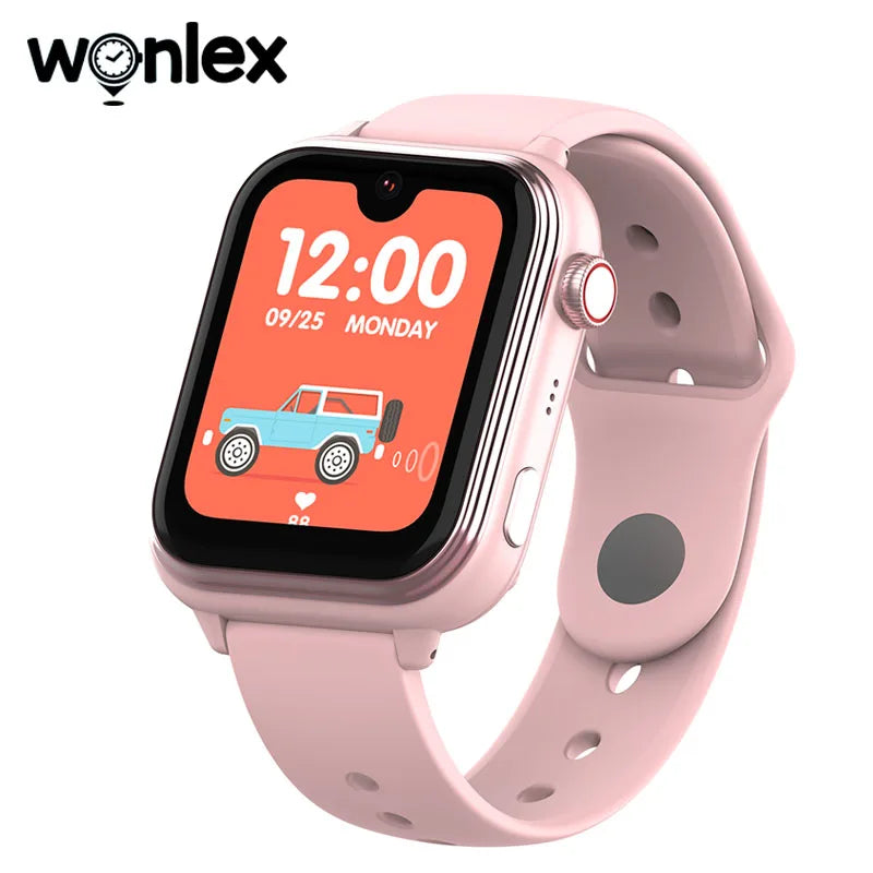Wonlex KT37 Kids Smart Watch AI Voice Assistant GPS WiFi Location Tracker SOS Alert Video Call WhatsApp Smart Watch for Children