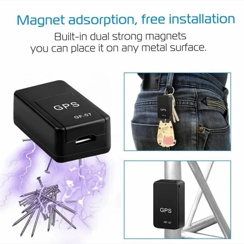 Mini GF-07 GPS Tracker Car Bike Bicycle Pets Children Real Time Tracking Positioner Strong Magnetic Anti-lost Locator ﻿