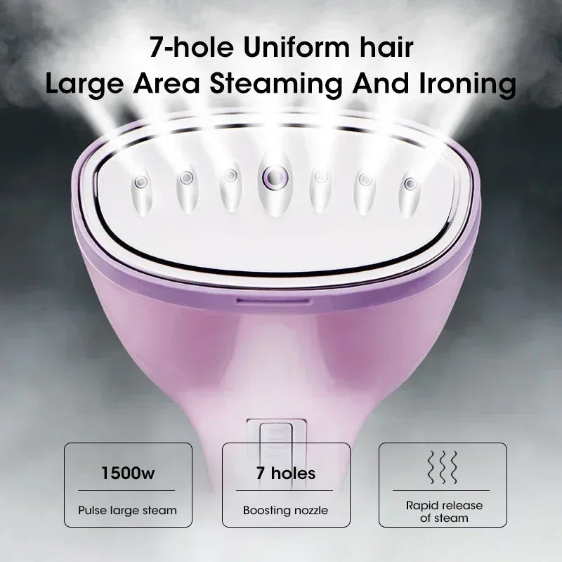 1500W Handheld Garment Steamer For Clothes 330ml Portable Household Fabric Small Electric Steam Iron Machine For Home Travel Use