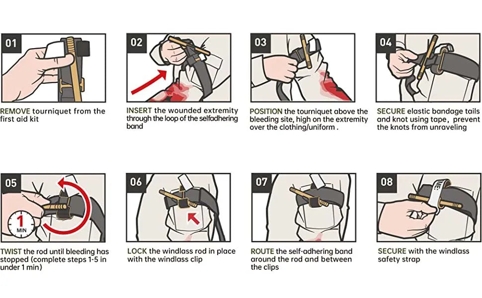 First Aid Survival Kit IFAK Pouch Supplied Camping Kit with 20 EMT Items For Emergency Outdoors