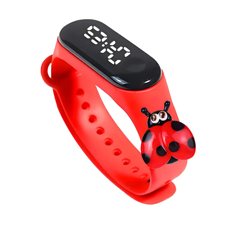 Waterproof Children's Smart Watch Cartoon LED Digital – Fun Electronics Wristwatch Birthday Gift for Kids Age 2-15 - I YAN