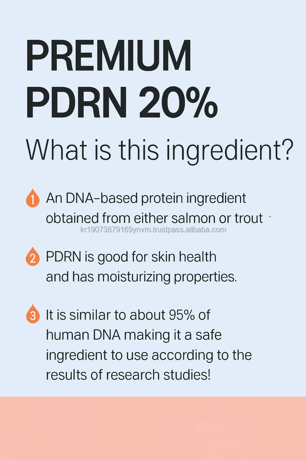 Korea private label PDRN salmon extract skin booster ampoule 20% home care facial serum