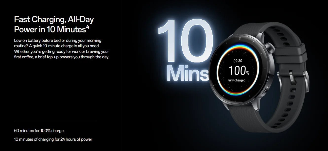 OnePlus Watch 3 43mm Global Version Smart Watch 1.32" AMOLED Display Up to 60h Battery Life Wear OS by Google GPS NFC