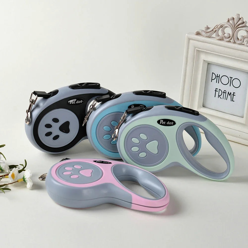 3-5 Meters Nylon Pet Dog Leash For Small Medium Dogs Cat Outdoor Hiking Retractable Puppy Belt Chihuahua Bulldog Supplies