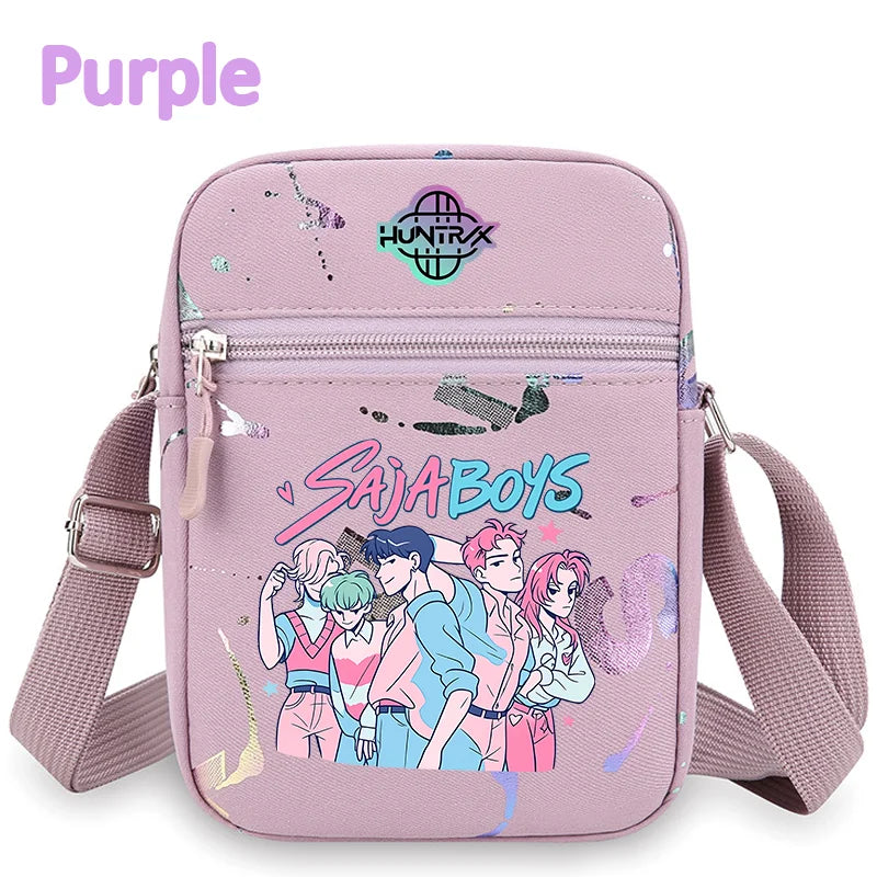 New⭐️KPOP Demon Hunters Crossbody Phone Bag Single Shoulder Pouch Coin Wallet Purse Warriors Handbag Fans Gril Gifts