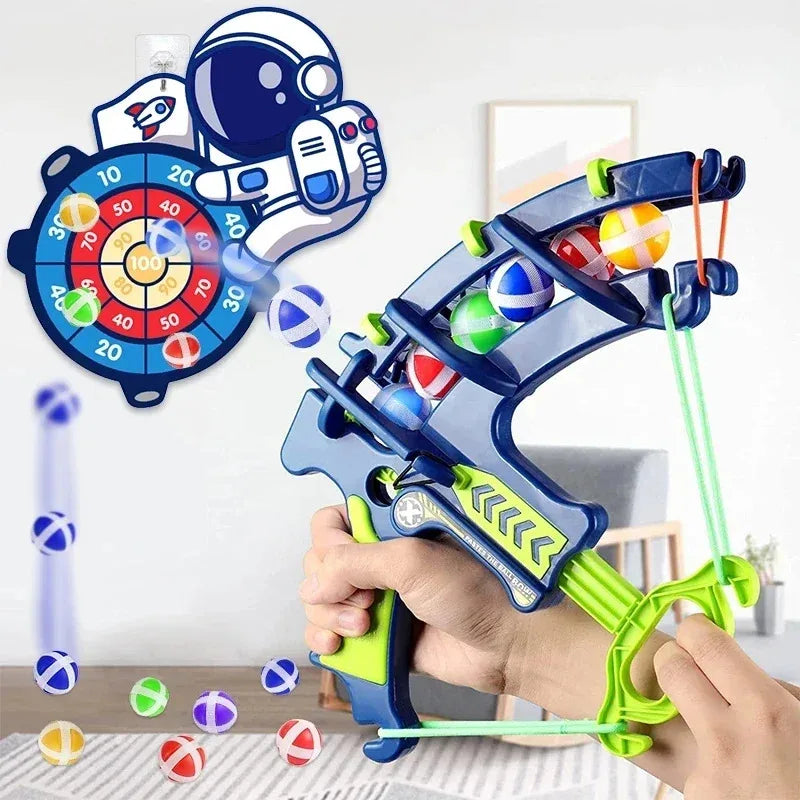 Kids Sticky Ball Dart Board – Indoor Montessori Game for Children 3-7 Years - I YAN