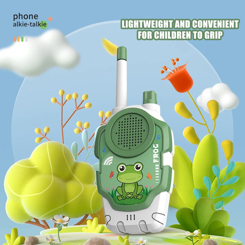 2Pcs Walkie Talkie Children Toy Long Rang Wireless Interphone Parent-Child Interaction Intercom Communication Toys For Kids Gift