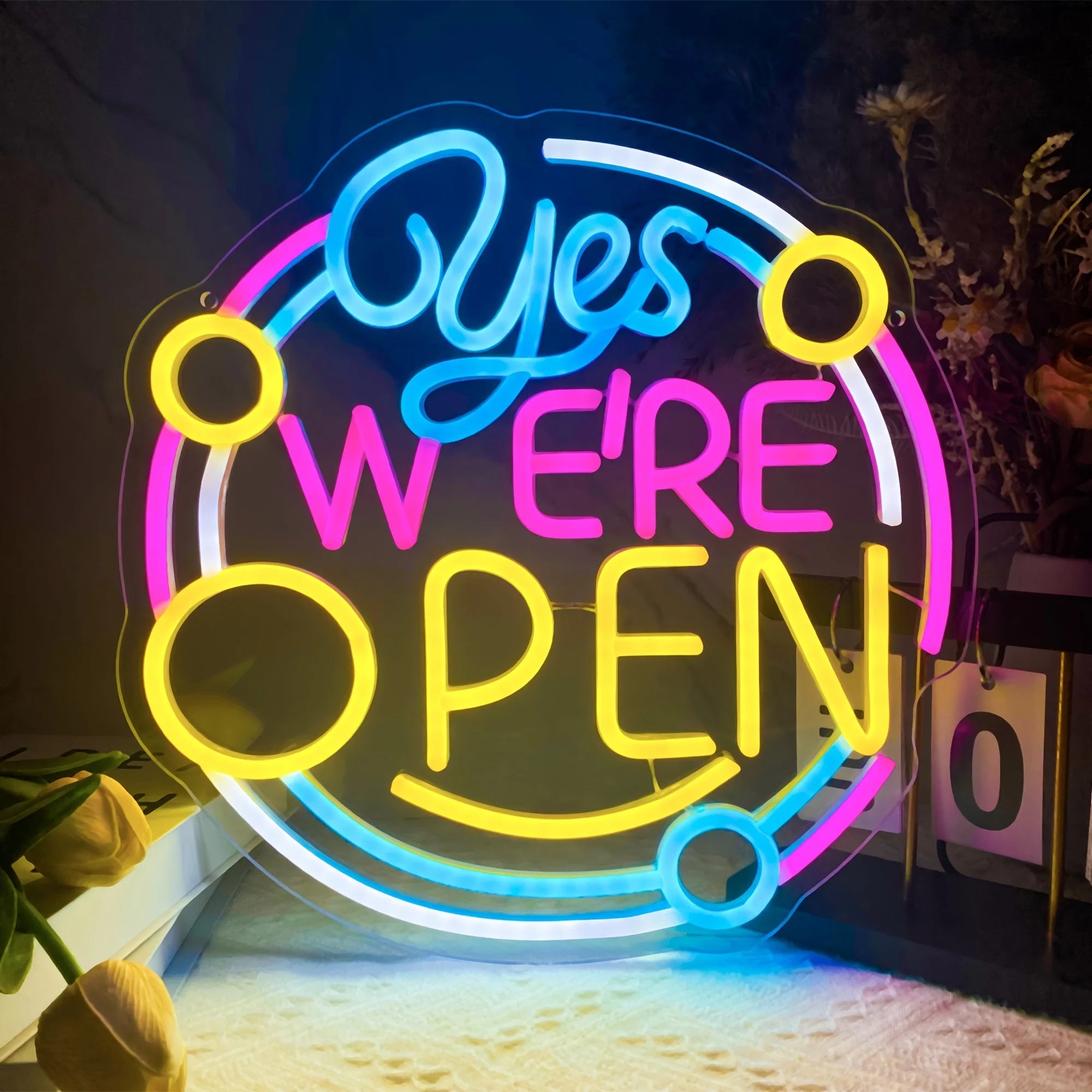 Open LED Neon Signs Light Up Open Sign Walls Window Art Decor for Shop Bar Hotel Restaurant Retail Store Party Pub