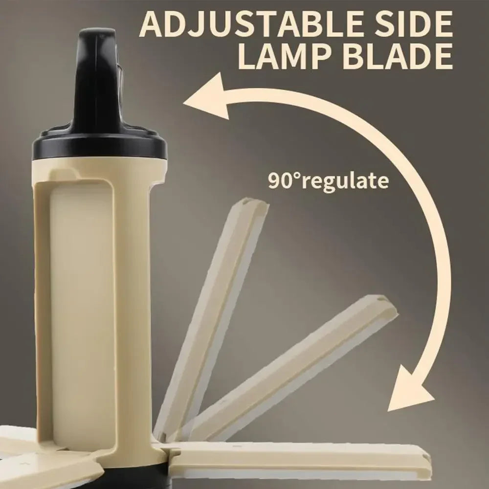 Portable Camping Lantern LY23 6 Modes Adjustable Brightness Hanging Foldable 1200mAh Emergency Light Outdoor