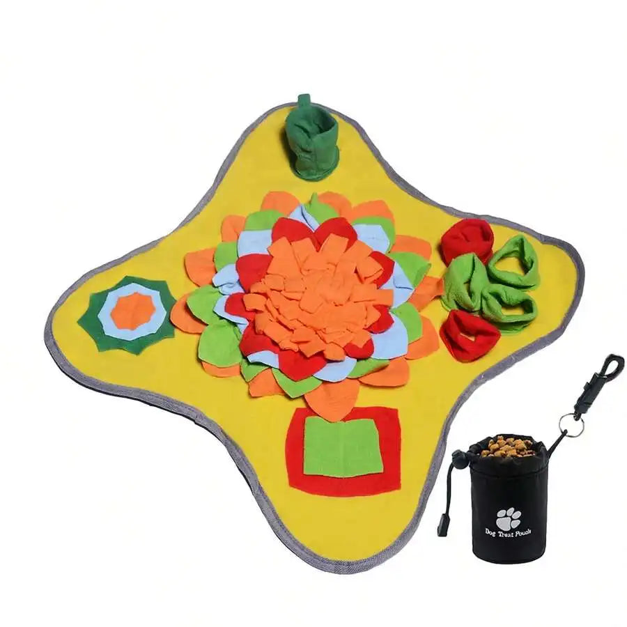 1 Pc Pet Snuffle Mat, Dog Slow Feeding Mat, Pet Scent Training Mat