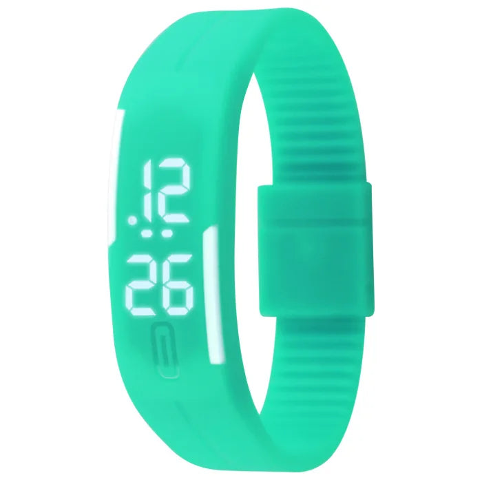 Sport Digital Children's Watch LED Display – Silicone Strap Wristwatch for Boys & Girls Students - I YAN
