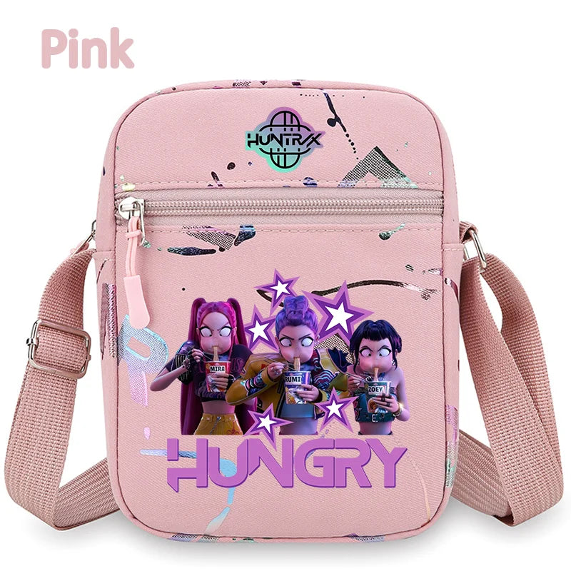 New⭐️KPOP Demon Hunters Crossbody Phone Bag Single Shoulder Pouch Coin Wallet Purse Warriors Handbag Fans Gril Gifts