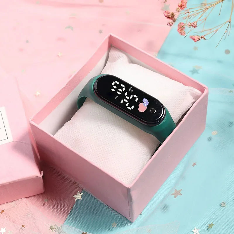 Kids LED Digital Watch – Cartoon Bracelet Wristwatch Birthday Gift for Boys & Girls | 12 Colors - I YAN