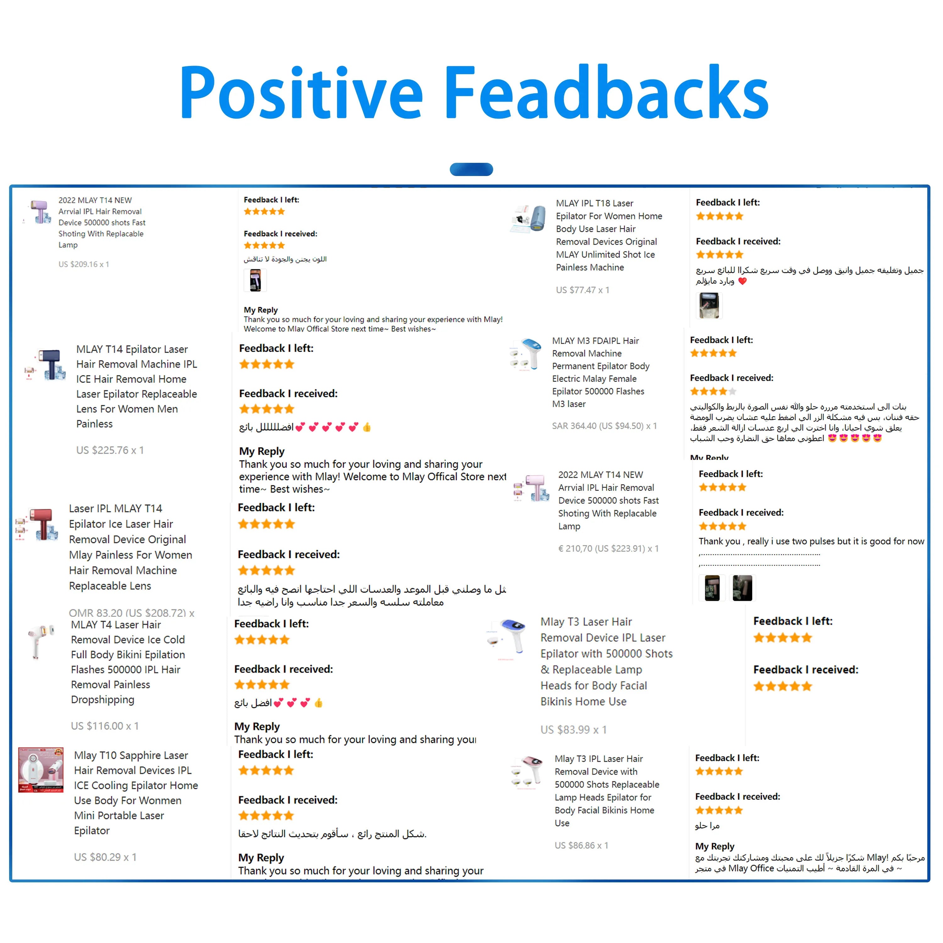 Mlay T18 ICE Cooling Hair Removal Device With Unlimited Shots IPL Laser Home Use Epilator Painless For Whole Body Women Men