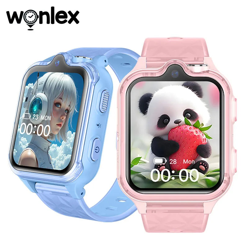 Wonlex KT42 4G Kids Smart Watch Dual Camera – GPS WiFi LBS Tracker Video Call Play Store 2GB+16GB Children Smart Watch - I YAN