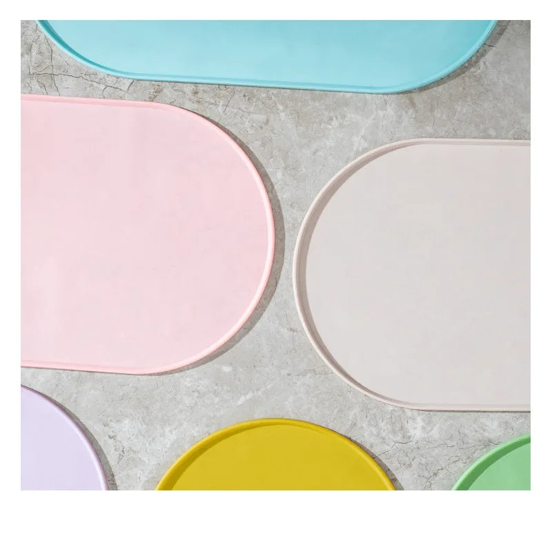 Cat Feeding Mat with Non-Slip Waterproof Design, Pet Food Mat, Compatible with Cat/Dog Bowls, Multipet Households, Dog Owners