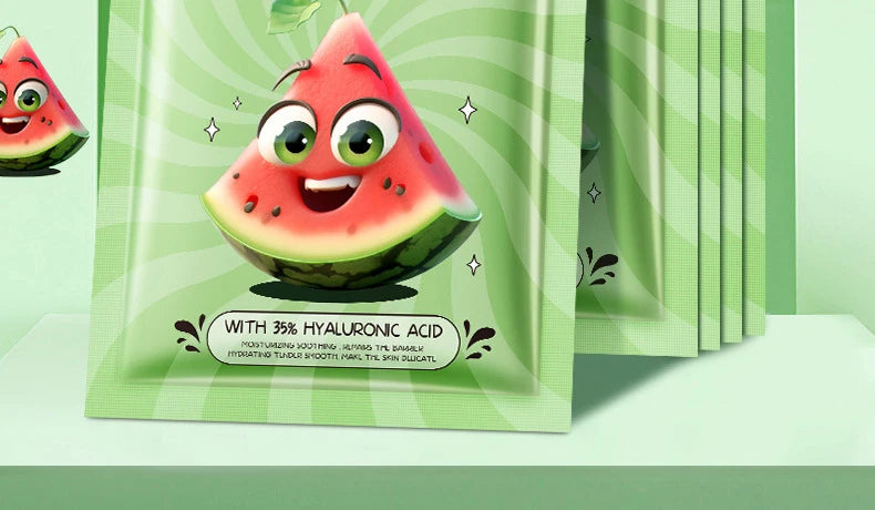 8pcs SADOER Fresh Fruits Face Mask Anti Wrinkle skincare Moisturizing Brightening Firming Hydrating Facial Masks Skin Care