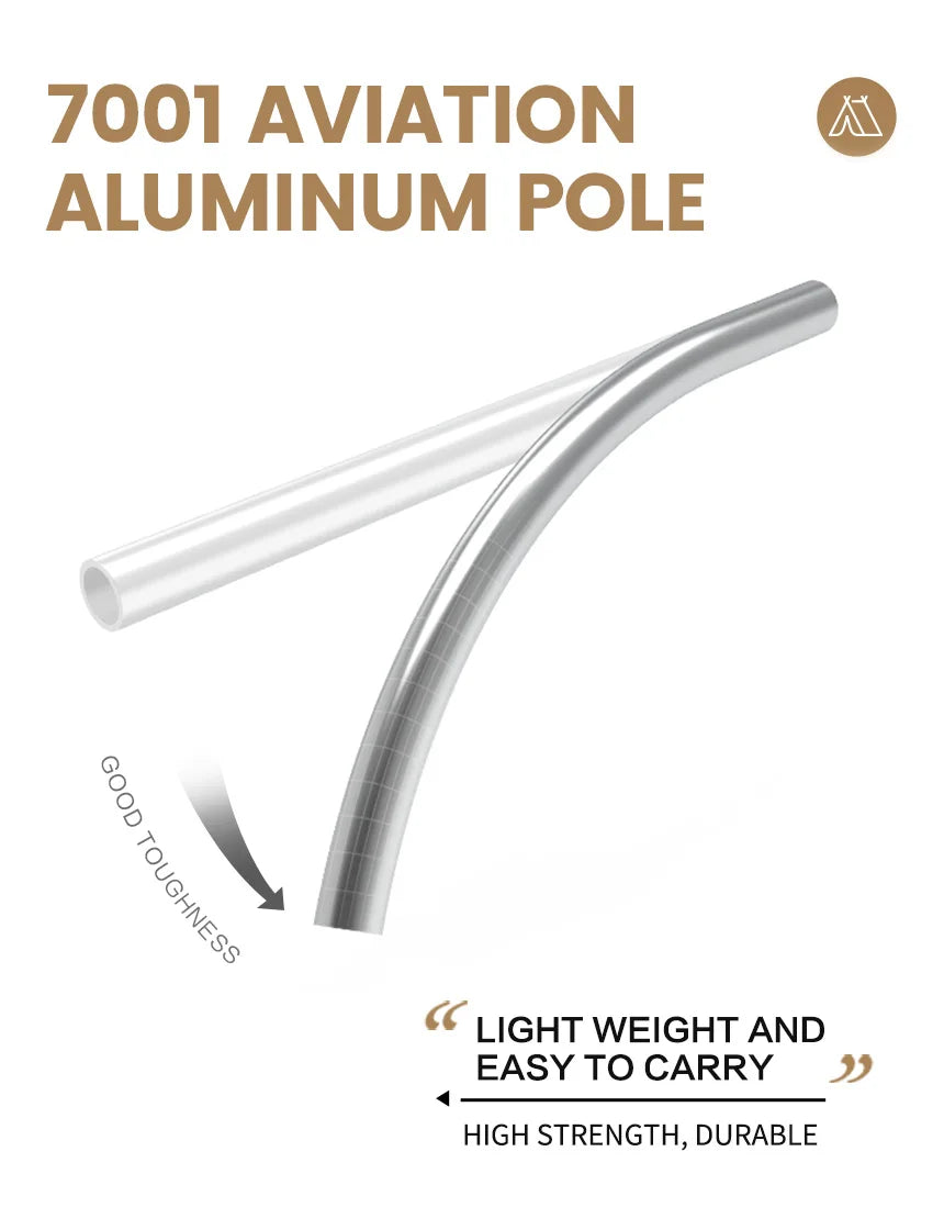 MOBI GARDEN Camping Backpacking Tent Waterproof Rainproof Hiking Silver Coated Sun Protection Easy Set Up