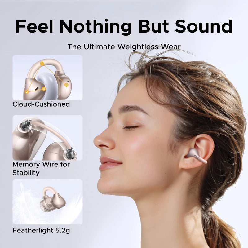 UGREEN Ear Clip EarBuds OWS Wireless Bluetooth Earphones TWS Headphones