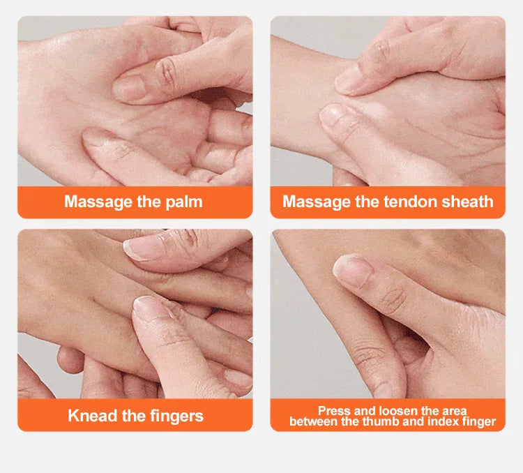 2025 New Electric Hand Massager Home Finger Joint Airbag Kneading Hot Compress Massage Artifact
