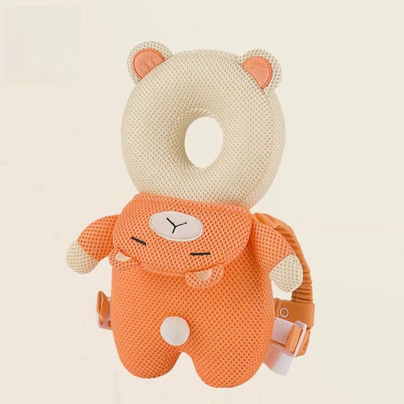 I YAN baby head protector pillow with cartoon backpack design, toddler safety cushion for learning to walk and preventing falls.