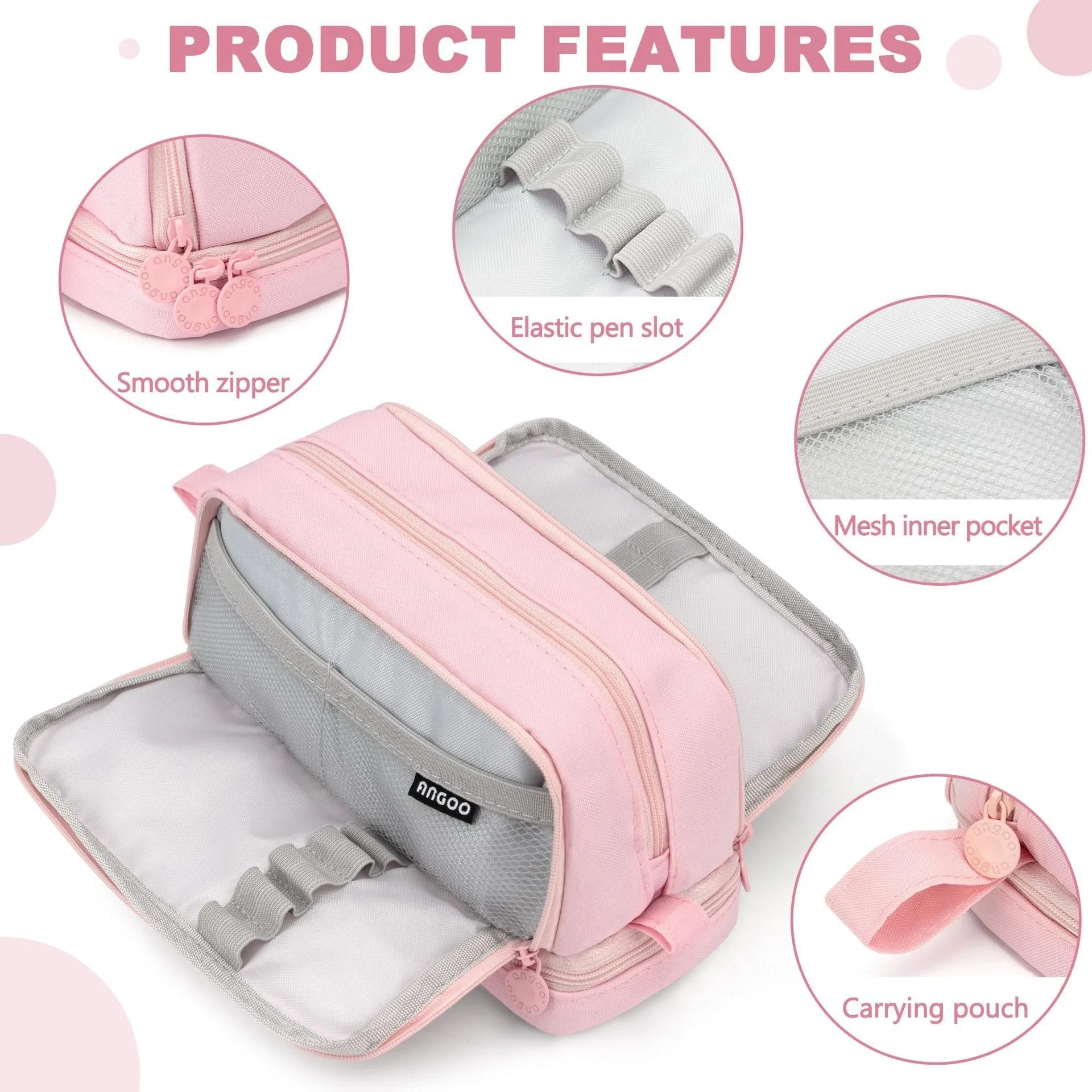 Demon Hunters Pencil Case – Multi-Functional Stationery Storage Bag - I YAN