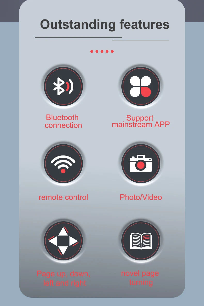 Wireless Bluetooth selfie remote control ring for mobile phones, compatible with Xiaomi and Apple devices, by I YAN.