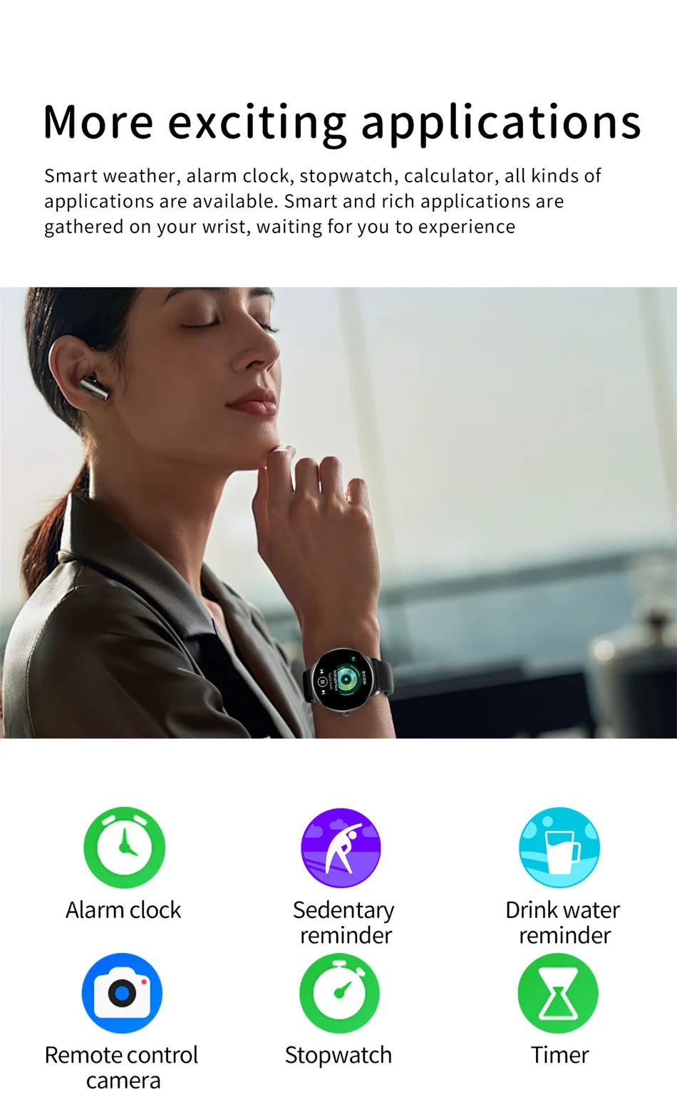 2026 New Ultra Slim AMOLED Smart Watch Women Screen Always Display Time Heart Rate BT Calling High-end Fashion Smartwatch