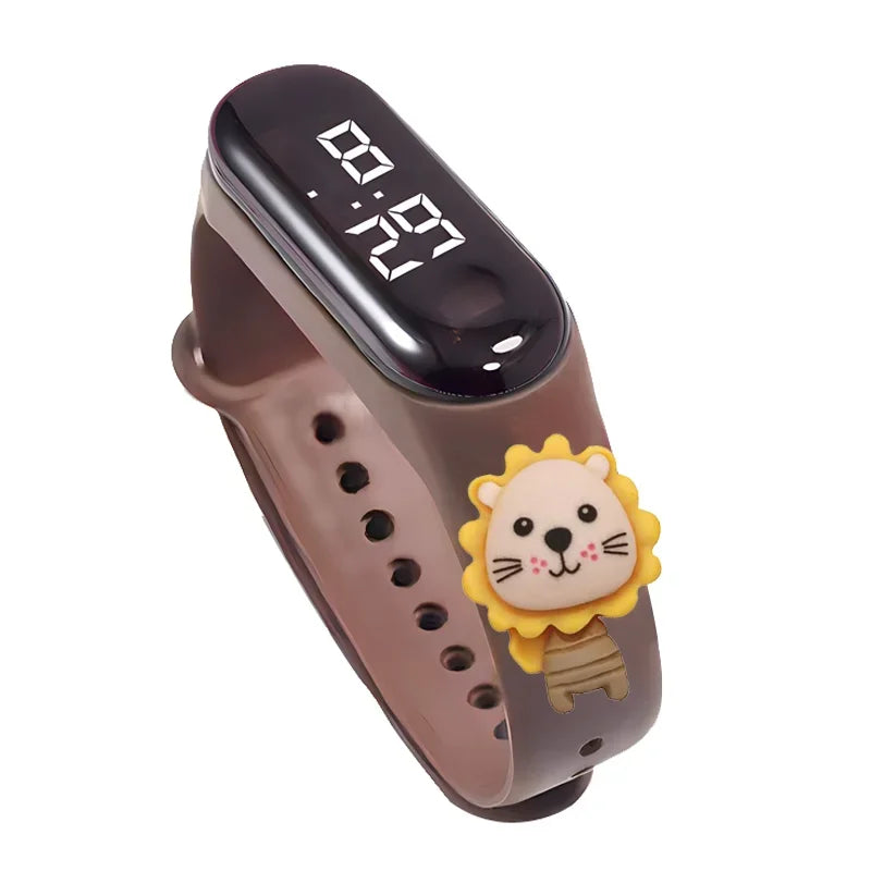 Waterproof Children's Smart Watch Cartoon LED Digital – Fun Electronics Wristwatch Birthday Gift for Kids Age 2-15 - I YAN