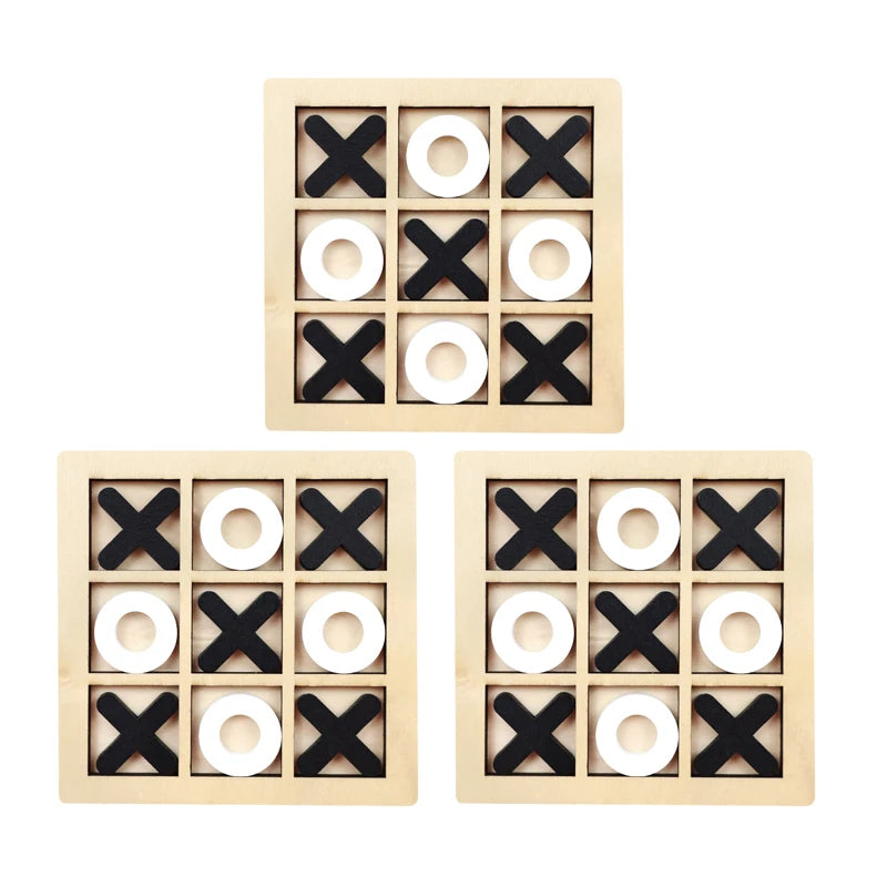 Montessori Wooden Mini Chess Puzzle – Brain Training Game for Kids - I YAN
